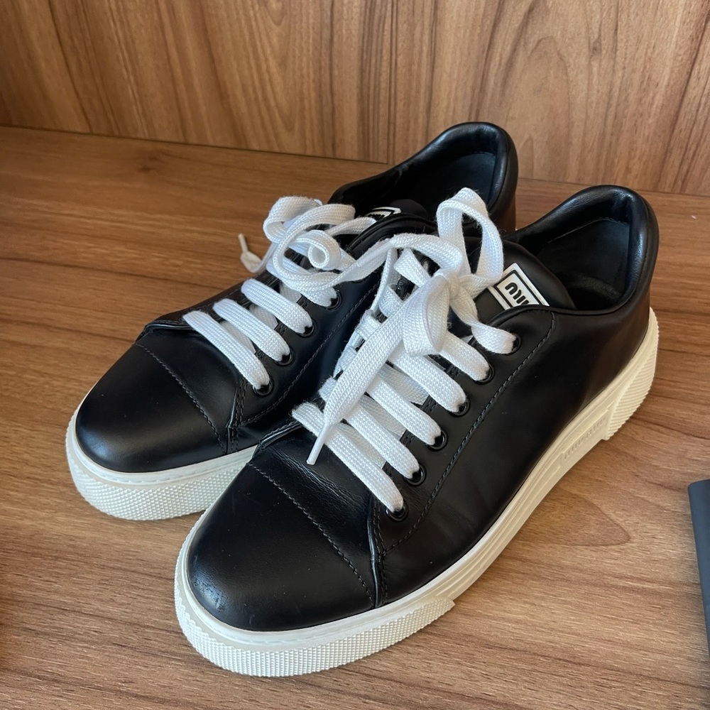 MIU MIU black sneakers